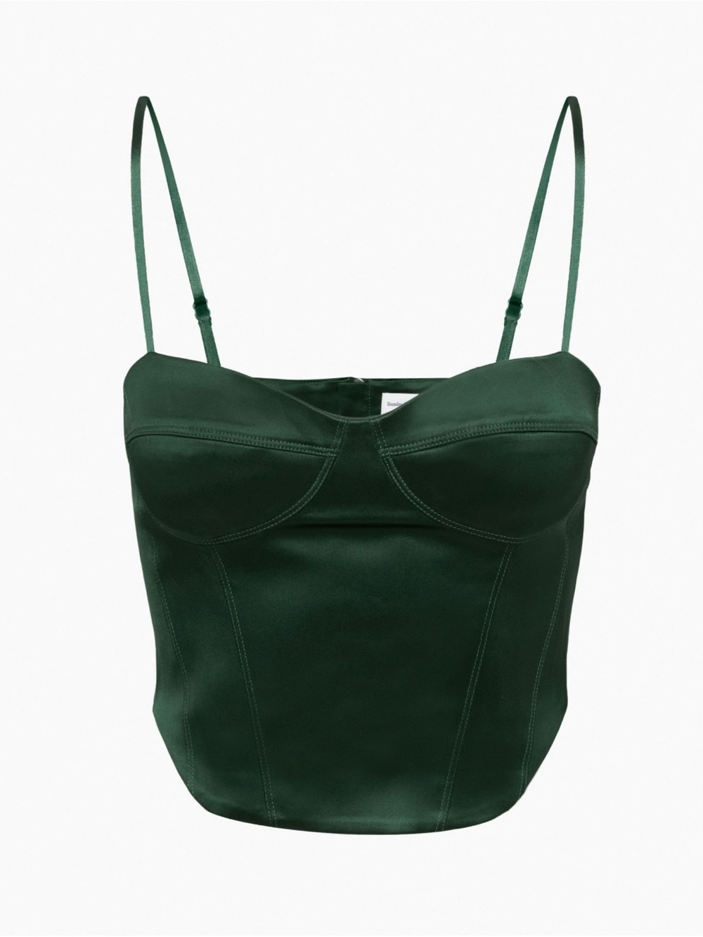 Aritzia Sunday Best Minx Satin Bustier XS